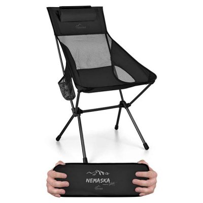 Campingstuhl Nemaska Schwarz