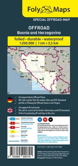 FOLYMAPS Spezialkarte Offroad Kroatien