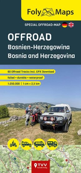 FOLYMAPS Spezialkarte Offroad Kroatien