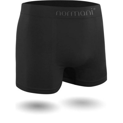 Mikrofaser-Boxershorts Schwarz