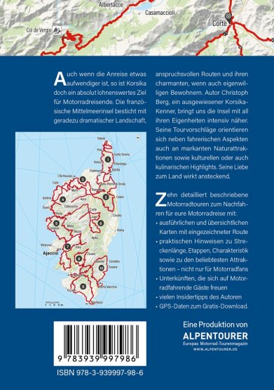 MOTOURBOOK #1 Korsika Backcover