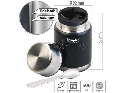 Edelstahl-Thermobecher mit 500 ml Inhalt