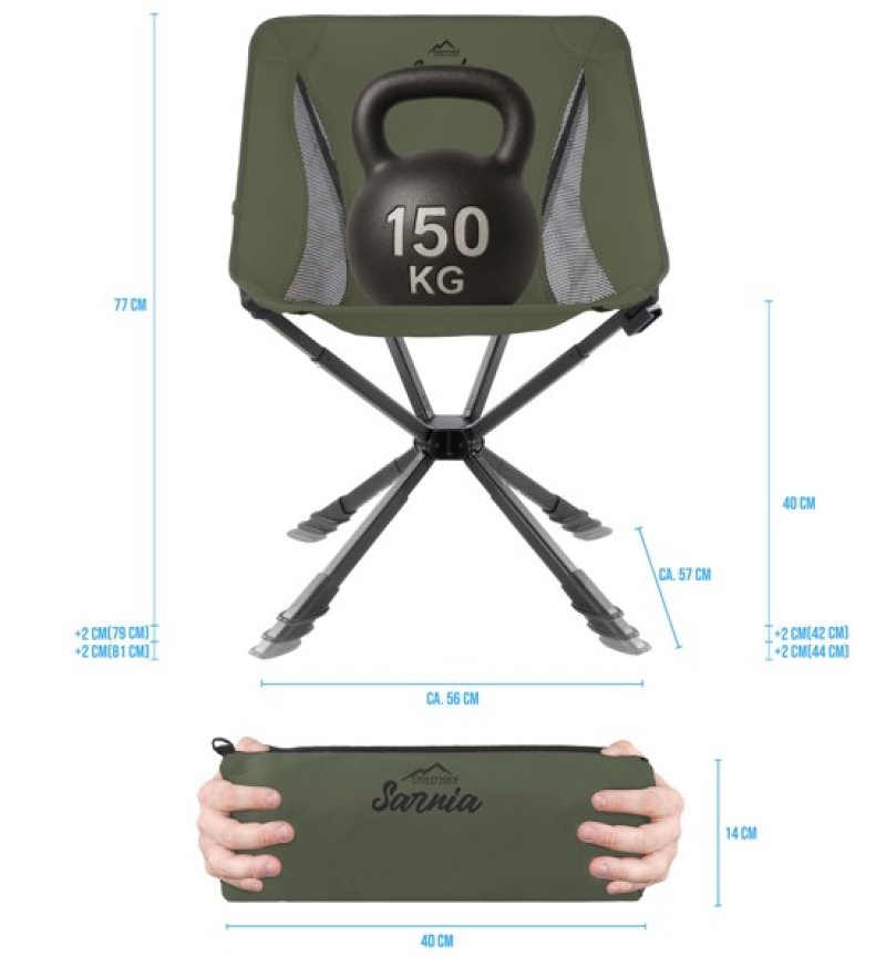 Campingstuhl Sarnia Oliv