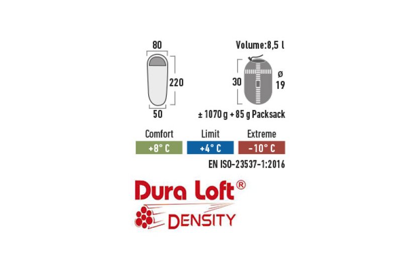 Mumienschlafsack PAK 1000 ECO