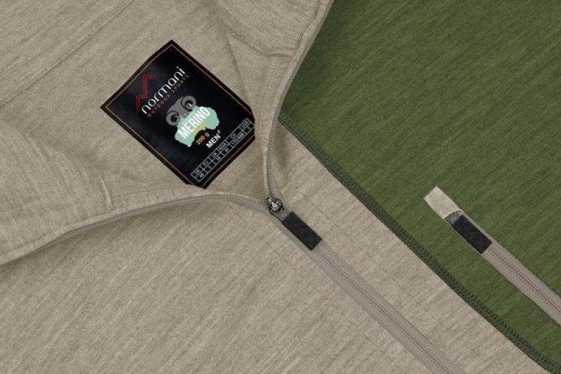 MERINOS Langarm-Funktionsshirt Herren