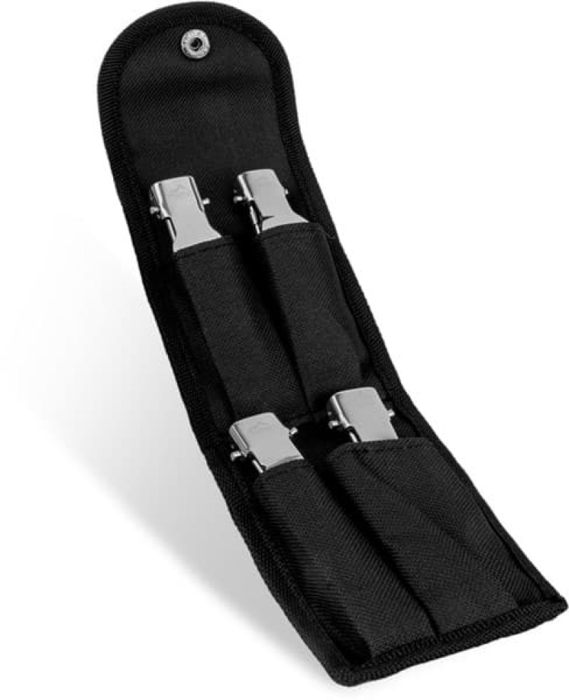 Camping-Faltbesteck 4-teilig aus Edelstahl