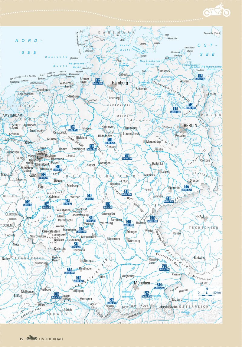 Abgefahren - Die schönsten Bikertouren Deutschlands
