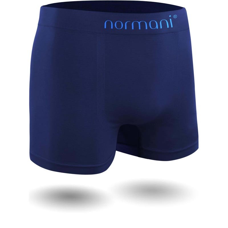 Mikrofaser-Boxershorts Navyblau