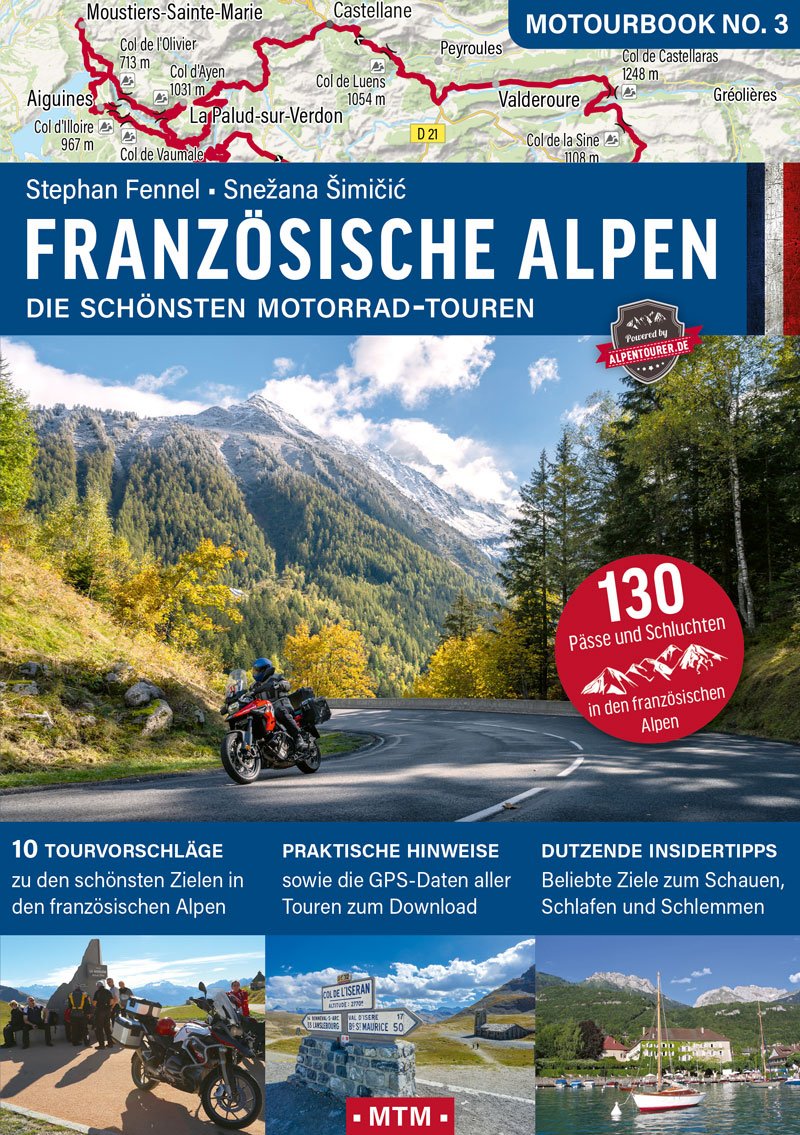 MOTOURBOOK #3 Französische Alpen Cover