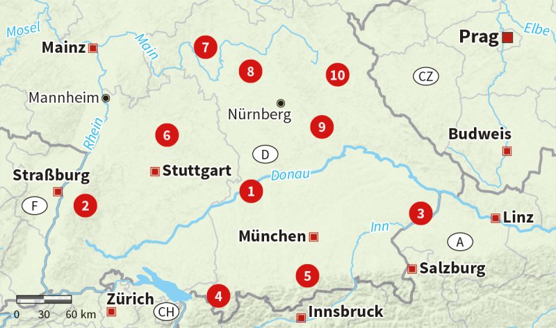 TOURGUIDE Süddeutschland