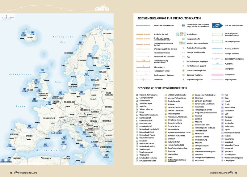 Die schönsten Bikertouren an Europas Küsten