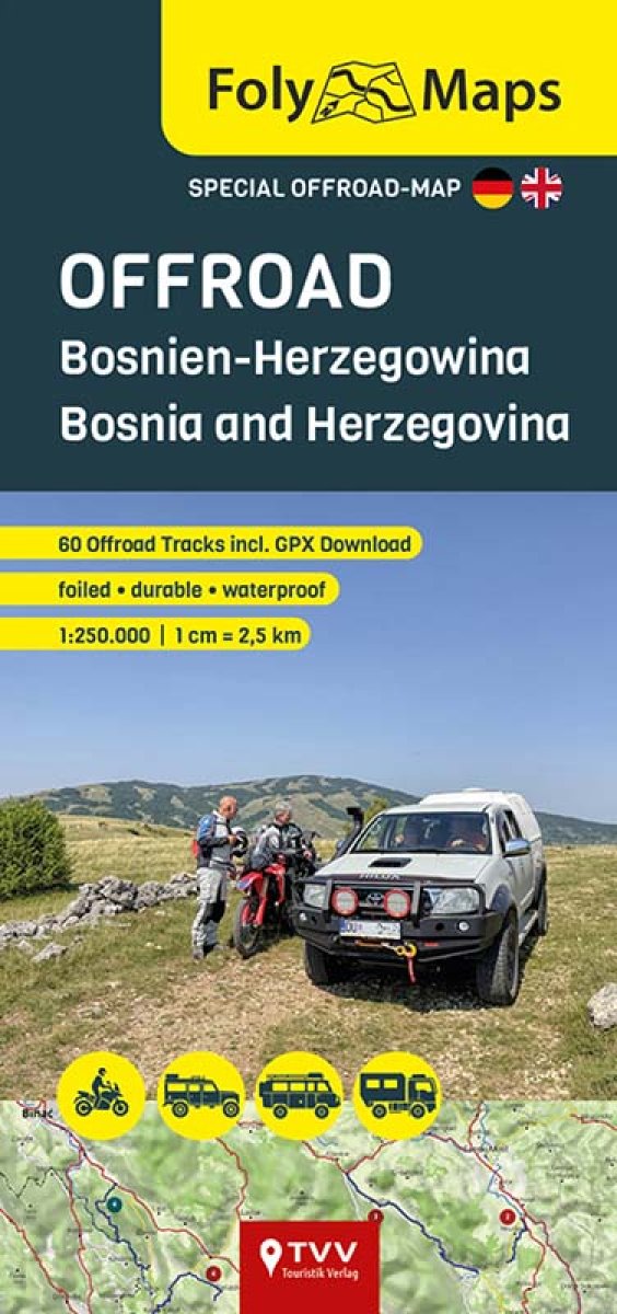 FOLYMAPS Spezialkarte Offroad Kroatien