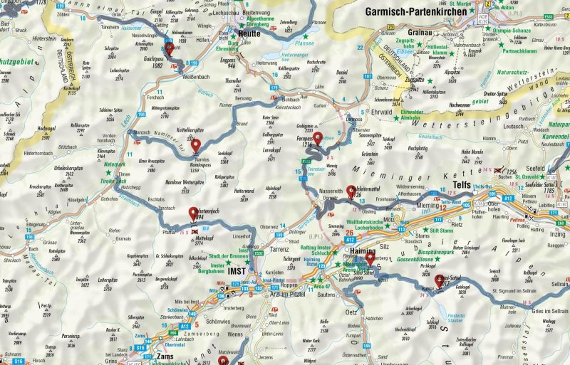 FOLYMAPS Tourenkarten-Set ALPENPÄSSE