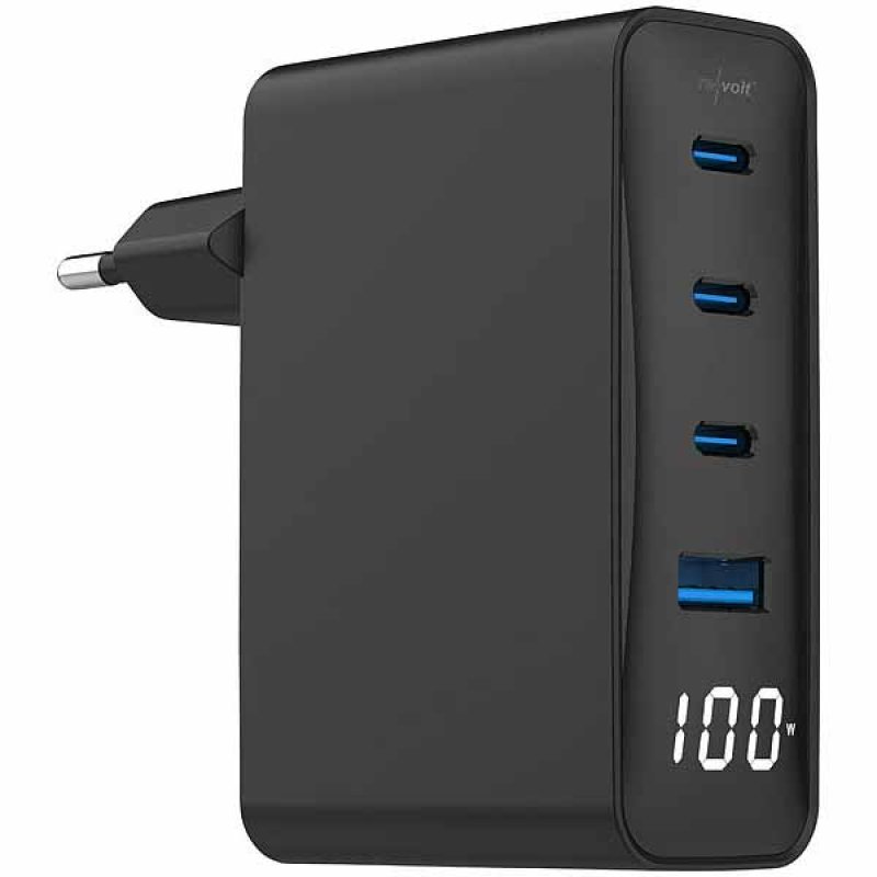4-Port USB-C/-A Reisenetzteil
